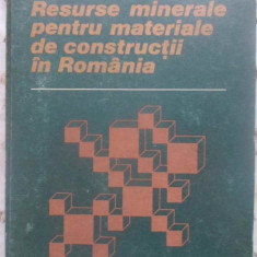 RESURSE MINERALE PENTRU MATERIALE DE CONSTRUCTII IN ROMANIA-N.S. MIHAILESCU, O. GRIGORE