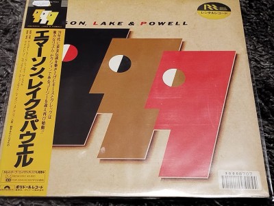Vinil LP &amp;quot;Japan Press&amp;quot; Emerson, Lake &amp;amp; Powell &amp;lrm;&amp;ndash; Emerson, Lake &amp;amp; Powell (NM) foto