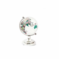 Glob pamantesc din cristal cu harta pictata 35mm