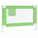 Cumpara ieftin Balustrada de protectie pat copii, verde, 90x25 cm, textil