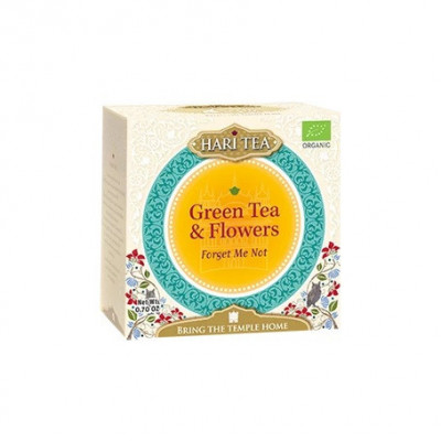 Ceai premium Hari Tea - Forget Me Not - ceai verde si flori bio 10dz x 2g foto