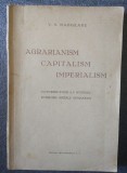 V.N. Madgearu - Agrarianism, capitalism, imperialism: contribuțiuni... (1936)
