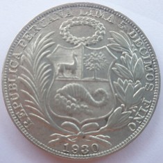 Peru 1 sol 1930, argint
