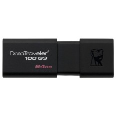 Stick memorie 64GB, USB 3.0, DataTraveler 100 G3 foto