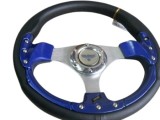 Volan Sport Universal Albastru 3 Spite Curse Raliu Tuning Auto