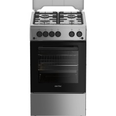 Aragaz pe gaz Arctic AGG5611DTTLXN, 4 arzatoare, Iluminare cuptor, Dispozitiv de siguranta, Culoare Inox