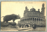 AD 360 C. P. VECHE - PARIS -PALAIS DU TROCADERO -1914 -FRANTA -SOPHIE PERIETEANU, Circulata, Printata