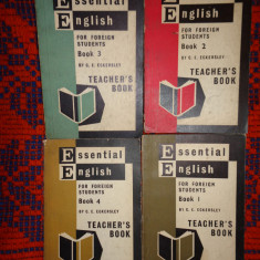 Essential english for foreign students - E.Eckersley / Teacher's book - 4 volume