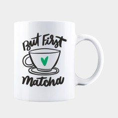 Cana alba personalizata BUT FIRST MATCHA, INOVATIX&reg;. 330ml