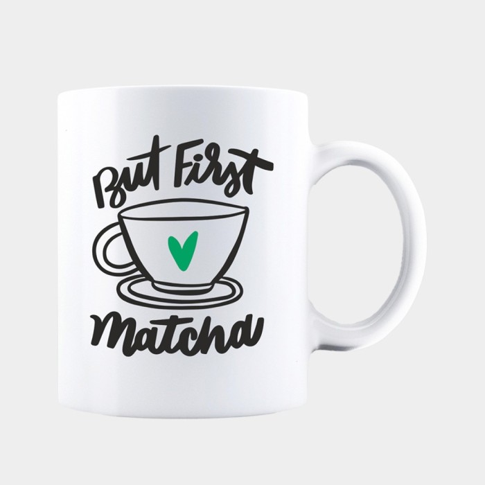 Cana alba personalizata BUT FIRST MATCHA, INOVATIX&reg;. 330ml