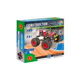 Set constructie 199 piese metalice Constructor Crusher Monster Truck, Alexander EduKinder World, Alexander Toys