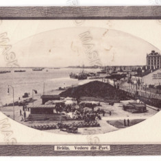 464 - BRAILA, Harbor, Romania - old postcard - unused