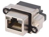 Soclu RJ45 cu LED IP68 pentru panou