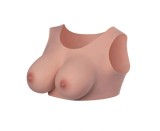 Top Realist cu Sani Starbust, Silicon Premium, Dark Skin, Marimea M, Cupa D, 3.3 kg