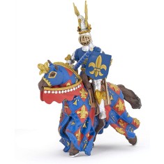 Papo Figurina Cavaler Crin Albastru