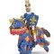 Papo Figurina Cavaler Crin Albastru