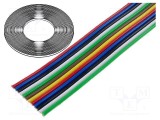 Cablu BQ CABLE bandă 12x1mm2 litat Cu neecranat PVC 500V 25m