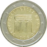 NOU - Estonia moneda comemorativa 2 euro 2025 - Prima carte - UNC