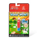 Set 4 planse de colorat cu apa, Melissa &amp; Doug, Ferma, 6074888