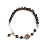 Cumpara ieftin Brățară Lilou din cuarț fumuriu