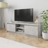 vidaXL Comodă TV, gri beton, 120 x 30 x 35,5 cm, PAL 800571