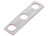 Conector &icirc;nşurubare cu contacte cupru, 3 piste