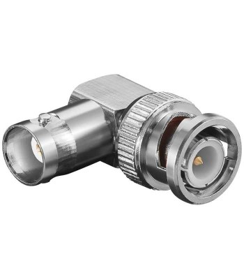 Adaptor 90 grade BNC tata - mama BNC contacte aurite Goobay 11345 foto