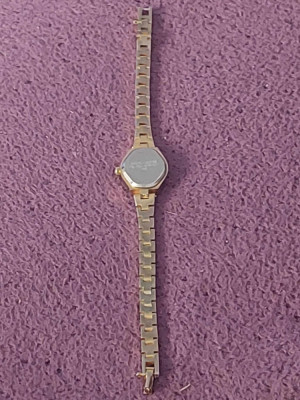 Ceas vechi auriu CITRON INTERNATIONAL curea originala,ceas Made JAPAN,colectie foto