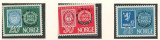 Cumpara ieftin Norvegia 1955 Mi 393/95 (390/92 overprint) MNH - Expozitia de timbre &bdquo;Norwex&rdquo;, Nestampilat