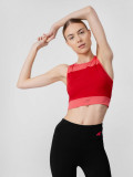 Top de antrenament crop top cu uscare rapidă pentru femei, 4F Sportswear