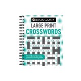 Brain Games - Large Print Crosswords (Swirls)