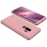 Husa Samsung Galaxy S9 Plus Full Cover 360 GKK Rose Gold Bumper Plastic Roz