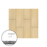 Parchet SPC Leziter Kalahari Oak, 1220x180x5mm, AC4, Maro, Impermeabil, Incalzire Pardoseala