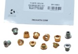 Kit suruburi foaie angrenaj bicicleta 4x3 SRAM aluminiu/inox auriu