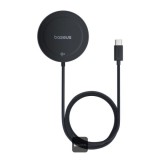 Incarcator Wireless Baseus Mini4 Qi2, 15W, 1 port, Negru