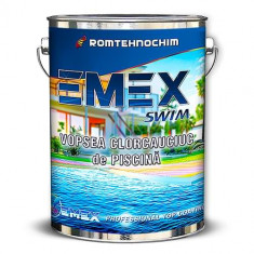 Vopsea Clorcauciuc de Piscina “Emex Swim” - Gri - Bid. 5 Kg