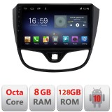 Navigatie dedicata Opel Karl 2017+ cu Android, GPS, 4G, DSP, 8GB RAM si 128GB