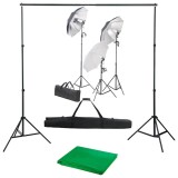 Cumpara ieftin Kit studio foto cu set de lumini si fundal