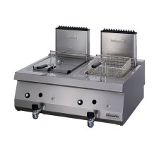 Friteuza dubla pe gaz profesionala-12+12litri