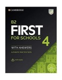 Cumpara ieftin B2 First for Schools 4 Student's Book with Answers with Audio with Resource Bank Authentic Practice Tests - Paperback brosat - CUP - Art Klett