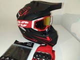Casca Moto Atv Cross Enduro Downhill +cadou manusi,ochelari,cagula,MARIMEA L