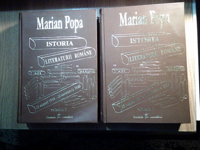 Marian Popa - Istoria literaturii romane de azi pe maine (2 vol.), (2001 -ed. I) foto
