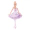 Păpușă Manechin Balerină, Prim-Balerina, Rochie Tul Roz, Cercei Argintii, Poante Roz, 29 cm