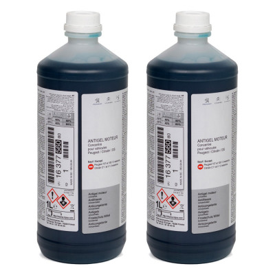 Pachet 2 litri Antigel concentrat albastru Peugeot Citroen G33 foto