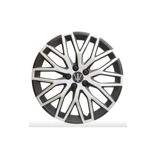Set 4 capace roti Evo culoare negru argintiu 15 inch Cod: WF4-1SL-15 Automotive TrustedCars