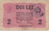 Bancnotă Rom&acirc;nia 2 lei 1917 Banca Generală Rom&acirc;nă, ștampilată, seria H 03047736