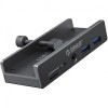 Hub USB-C Orico MH5PMM Clamp, 2 x USB-A 3.0 - 1 x SD - 1 x microSD - 1 x Jack 3.5mm, Negru, Universal