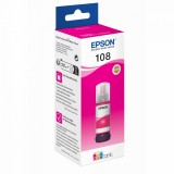 Cerneala originala EPSON 108 EcoTank, flacon 70 ml, Magenta