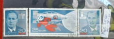 TS21 - Timbre serie DDR - 1965 Mi 1138-40 Cosmos