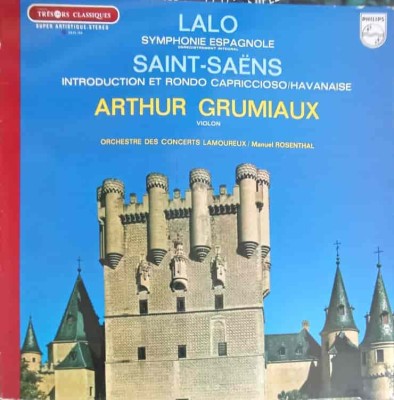 Disc vinil, LP. Symphonie Espagnole (Enregistrement integral). Introduction Et Rondo Capriccioso. Havanaise-242606 foto